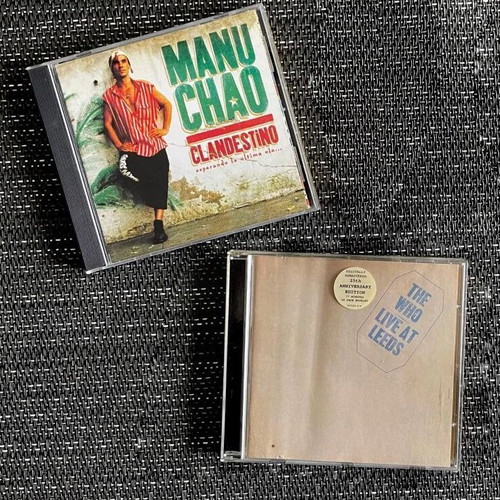 Two rock CDs used, pack