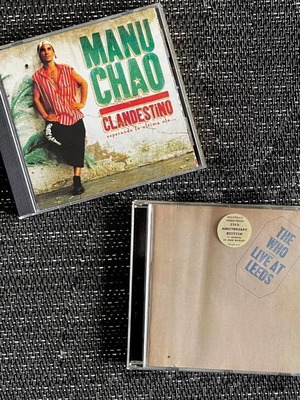 Two rock CDs used, pack