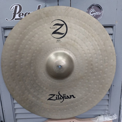 Zildjian Planet Z Ride 20" Reverse Type cymbal used with splash-crash Turkey 14"