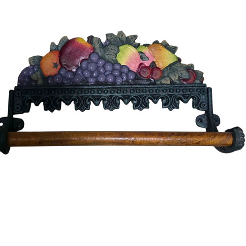 Vintage wall mount holder for kitchen paper or towels new