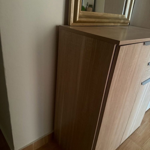 Drawer unit used with two drawers and cabinet