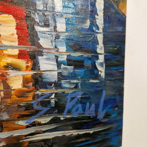 S Paul painting with Afremov technique like new