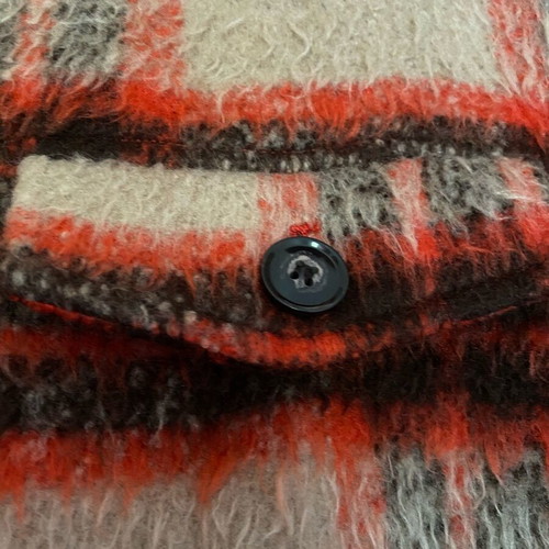 Zara short checked jacket like new, shirt style