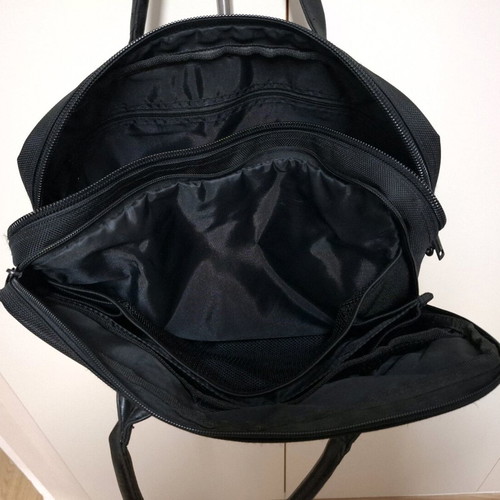 Laptop office bag like new, black, professional
