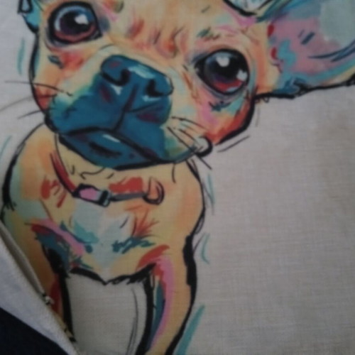 Decorative pillowcase new with dog design