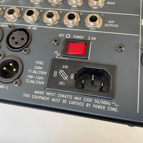 Spirit LX7 Soundcraft 16-Channel Audio Mixer like new