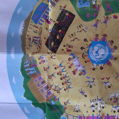Unicef Round Puzzle 500 Pieces Like New