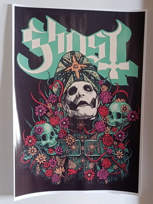 Ghost A4 poster