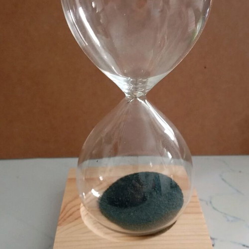 Decorative hourglass new, 17 cm height
