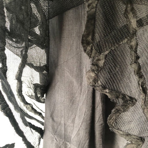 Black wrap lace dress Blank London size S used