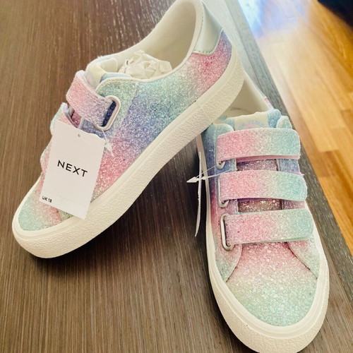 Next kids sneakers new, size 32, multicolor