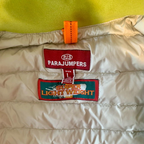 Parajumpers sleeveless jacket like new, size L, acid green-yellow