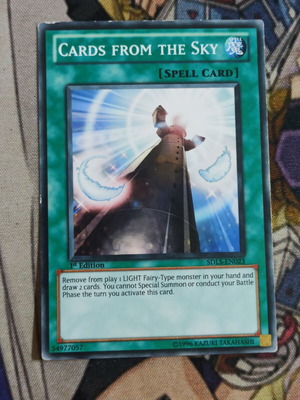 Cards From The Sky Yu-Gi-Oh! Spell κάρτα σαν καινούργιο