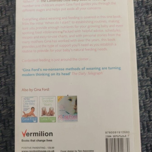 The Contented Little Baby Book of Weaning used, English