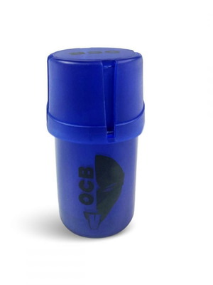 OCB plastic grinder 40mm 2 in 1 blue new