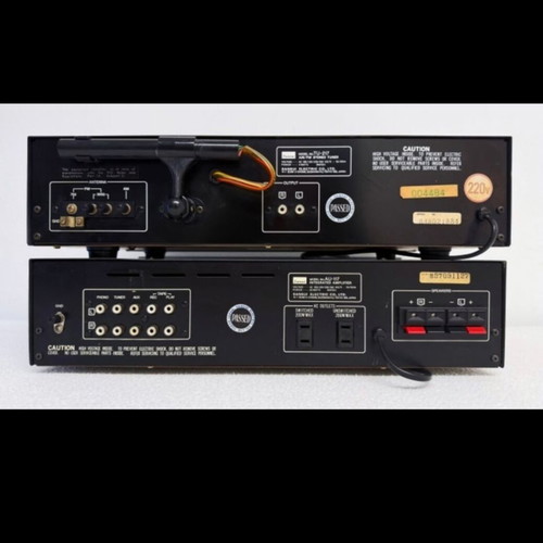 Sansui AU 117 and TU 217 amplifier and radio set like new, 1978