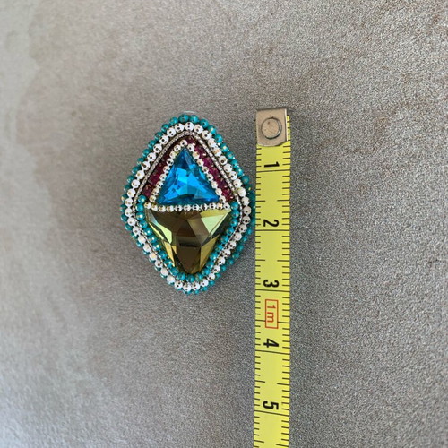 Axel turquoise and gold earrings new