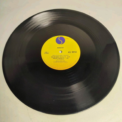 Ministry Over The Shoulder vinyl used, electronic music