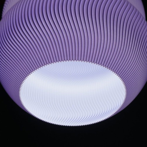 Poly Lamp-V5 pendant lamp new, minimal design in lavender shade