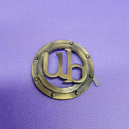 Uncle Bull emblem used, metal with vintage design