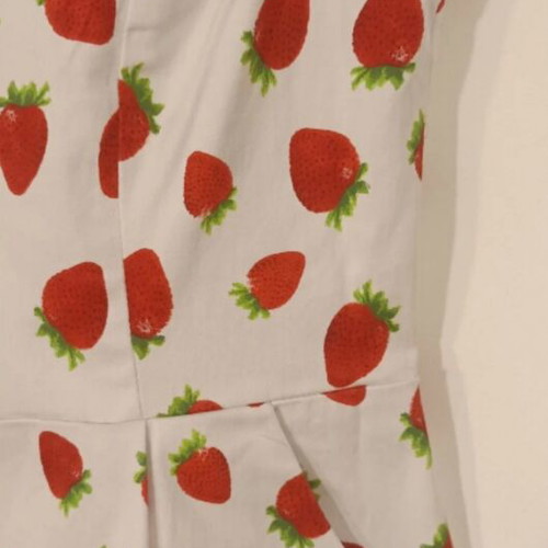 Strawberry romper small, like new, vintage-inspired women's jumpsuit
