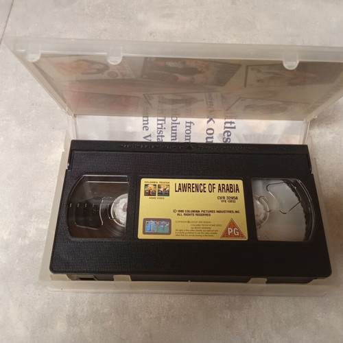 Lawrence of Arabia VHS tape used, collectible from 1980s