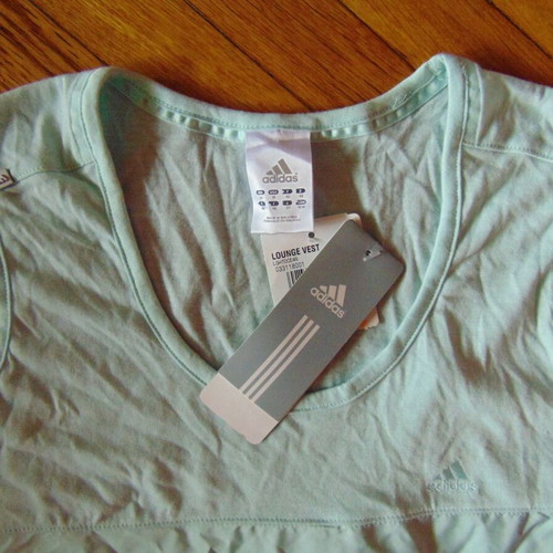 Adidas Womens Lounge Vest new, green, sizes L and XL