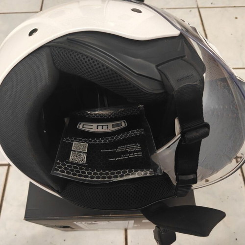 CMS D-Jet Helmet White Size No XXL New