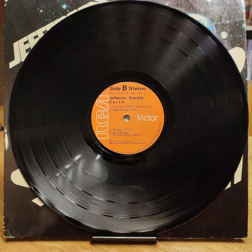 Jefferson Starship Earth vinyl used, rock