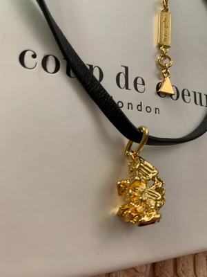 Coup De Coeur Vortex Stone Choker necklace new