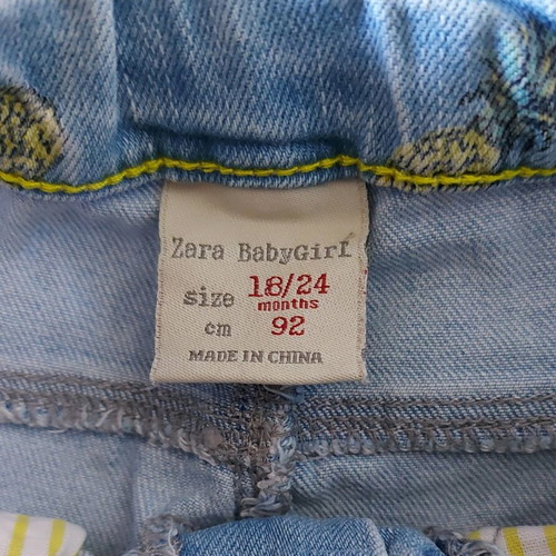 Παντελονάκι Zara σαν καινούργιο για κοριτσάκι 18-24 μηνών, μέγεθος 92 cm