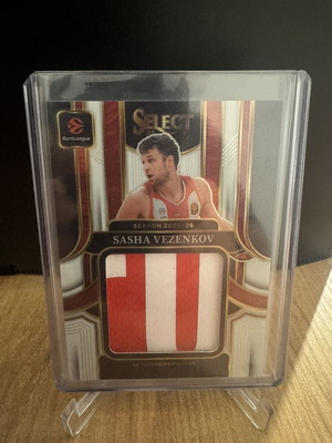 Panini Select Euroleague 2025-26 Sasha Vezenkov patch card numbered /49