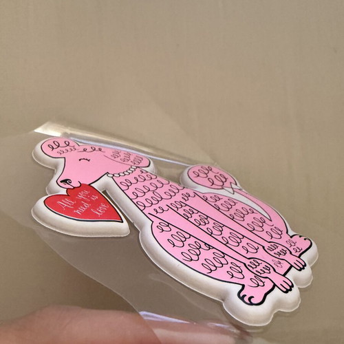 Pipsticks puffy stickers, set of 2