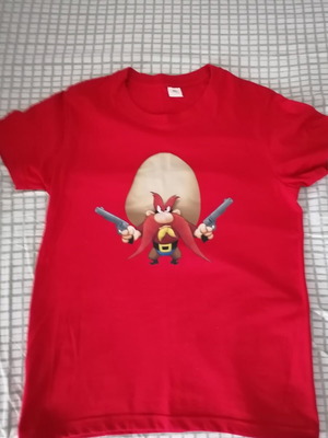 Looney Tunes Yosemite Sam T-Shirt size Small red new