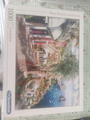 Amalfi Coast puzzle 1000 pieces like new, Clementoni