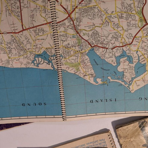 Vintage NYC Long Island Tri-State Map Atlas Collection used