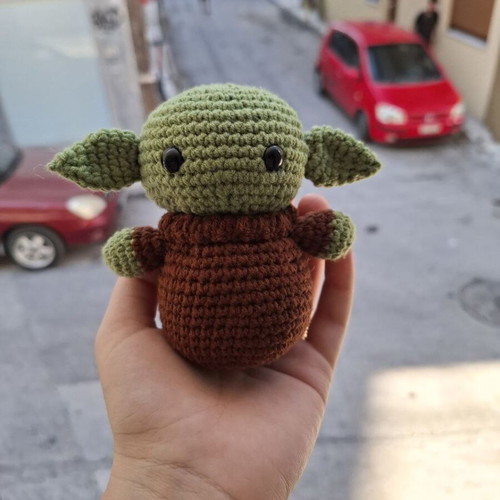 Yoda Star Wars toy crochet made to order