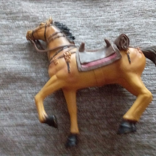 Schleich & Papo medieval knights and horses figures set of 5