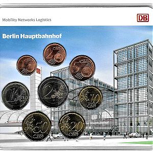 German coin euro set 2006 (A) BERLIN HAUPTBAHNHOF