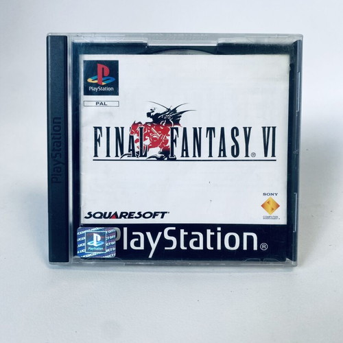 Final Fantasy VI 6 PlayStation 1 PS1 used with manual English