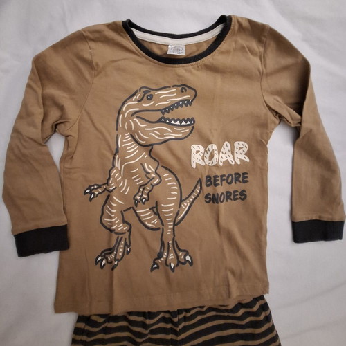 Cotton sleep set for boy, like new, size 5-6 years