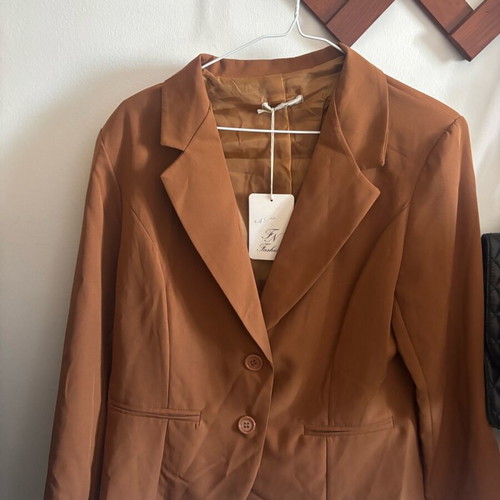 Blazer brown new women's jacket