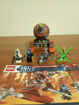 Lego Star Wars The Clone Wars Geonosian Cannon set 9491 like new