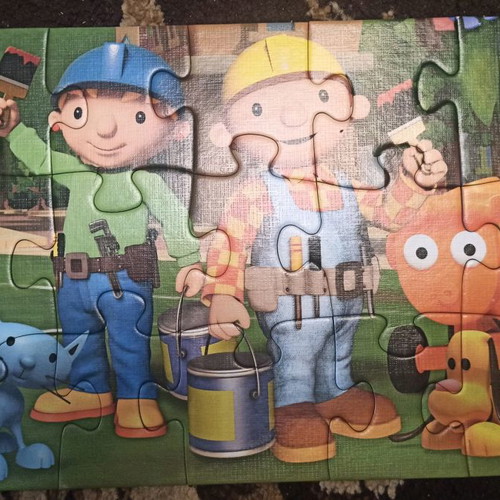 Bob the Builder puzzle 15 pieces used, medium