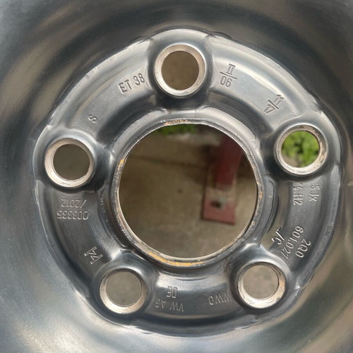 VW Polo 2018 rims used, 14 inch, 5x100 bolt pattern, straight
