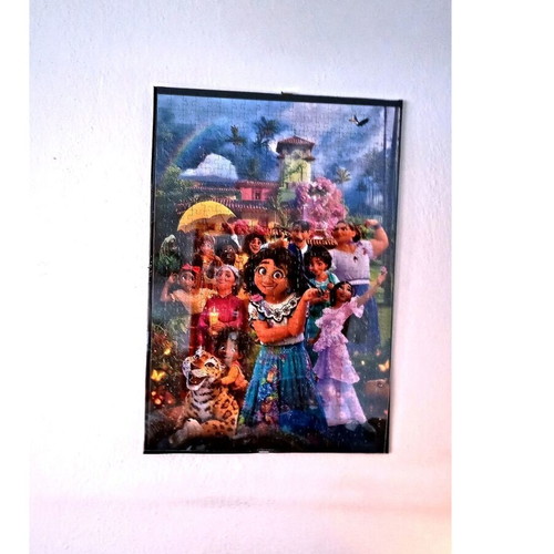 Disnay Encanto framed puzzle art print like new 35x50cm