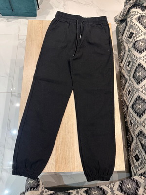 Black jogger pants like new, XL/XXL label, comfortable fit
