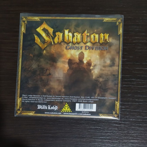 Sabaton Cliffs Of Gallipoli CD single metal used Black Lodge Records BLOD054