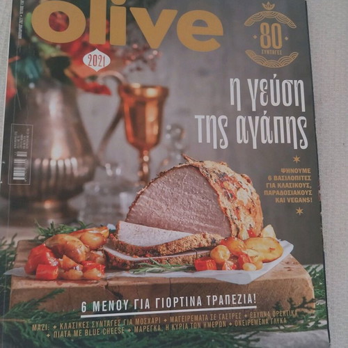 Magazines used with Christmas recipes, all together