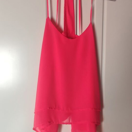 Bershka Neon Orange Top size M like new